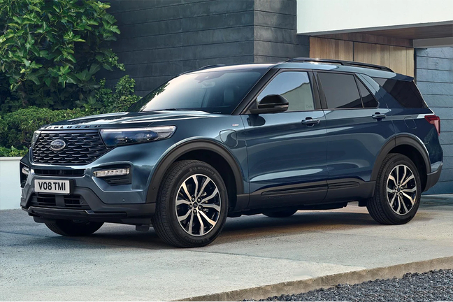 Abbildung eines Ford Explorer, seitliche Frontansicht Ford Explorer
